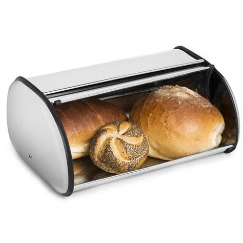 greenco stainless steel bread bin storage box|Greenco GRC0104A Stainless Steel Bread Bin .